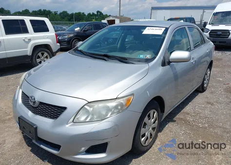 2009 Toyota Corolla Le из США, поврежденный, VIN 2T1BU40E89C110202